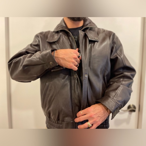 Men's Brown Jacket - Picture 2 of 11